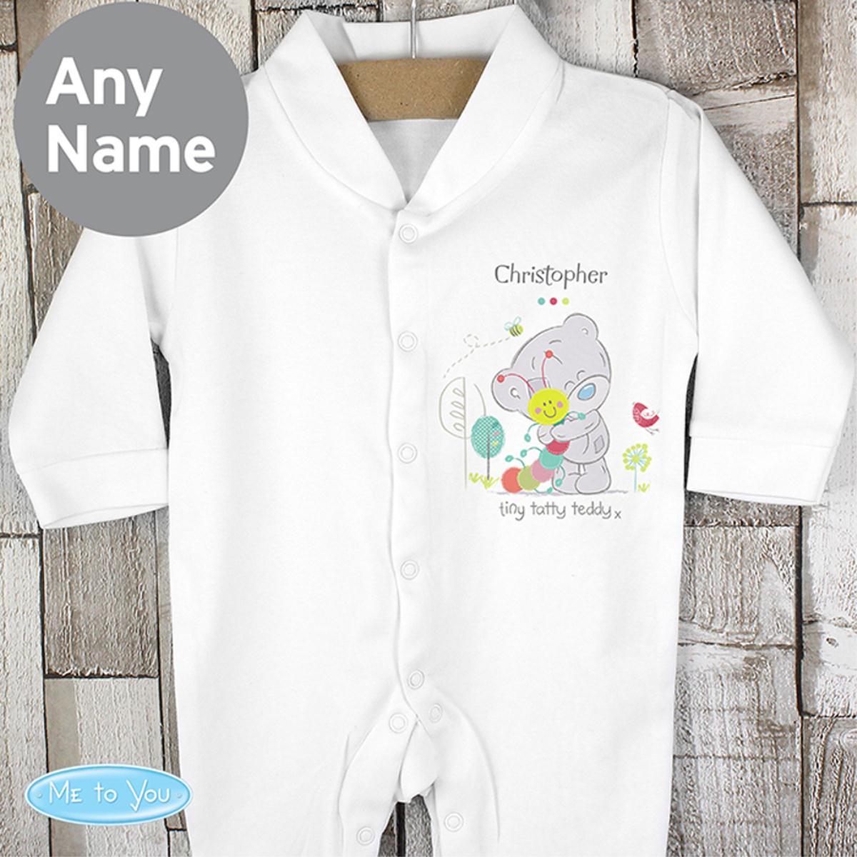 Personalised Tiny Tatty Teddy Cuddle Bug  Baby Grow 0-3 mths Extra Image 3